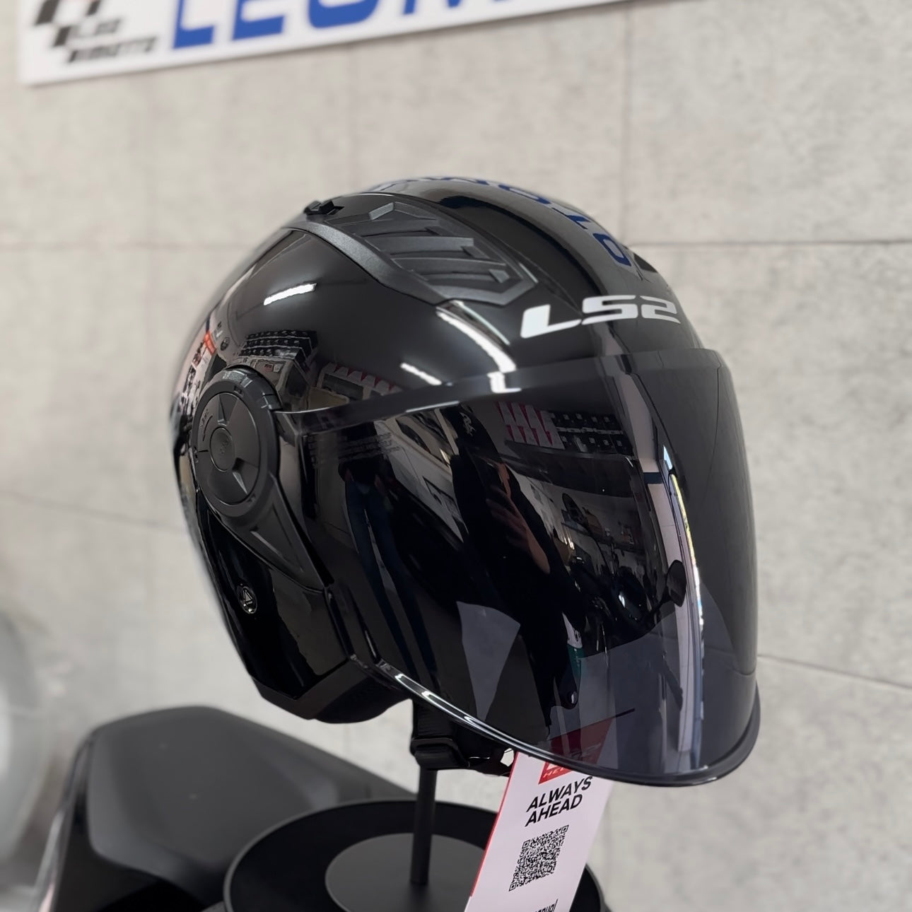 LS2 OF616 AIRFLOW 2 - GLOSS BLACK NERO LUCIDO