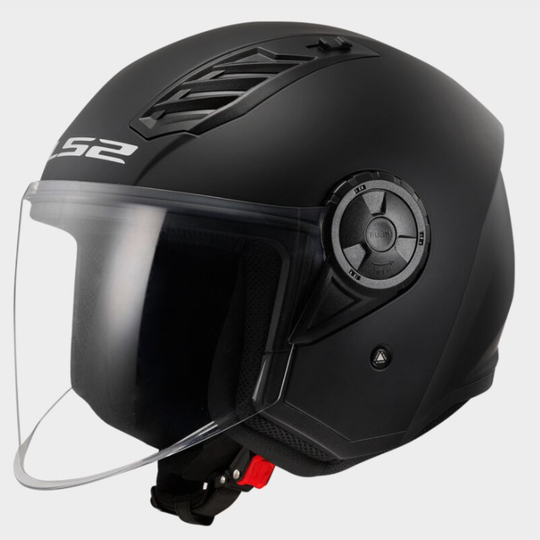 LS2 OF616 AIRFLOW 2 - NERO OPACO