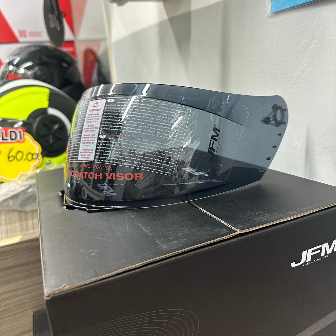 VISIERA JFM MODULARE FLIP UP - NERA