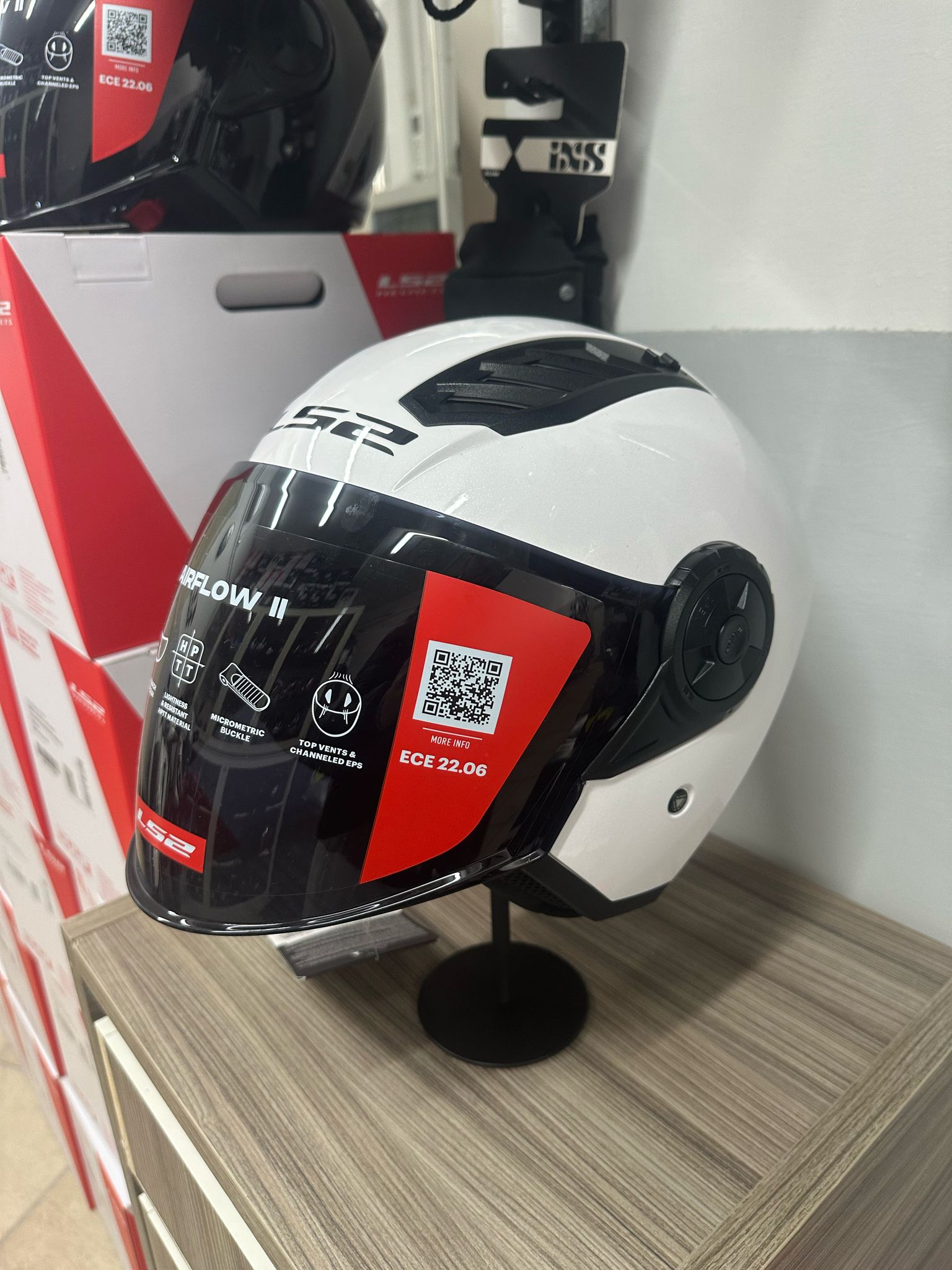 LS2 OF616 AIRFLOW 2 - SOLID BIANCO LUCIDO