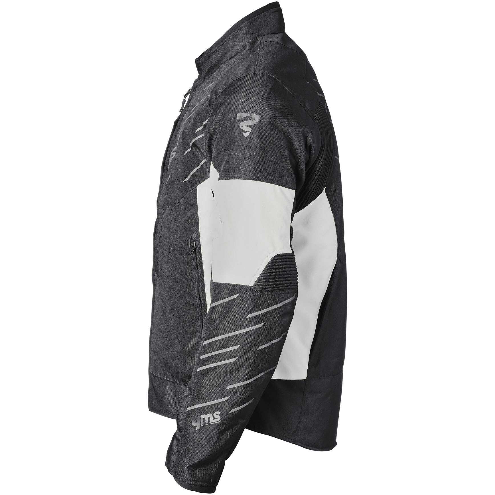 Giacca Moto GMS Kasai WP Nero-Bianco