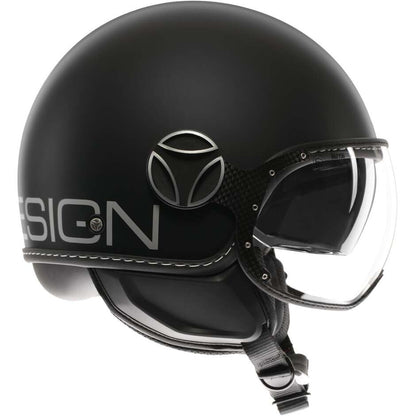 MOMO DESIGN EVO DOPPIA VISIERA - Nero opaco / silver