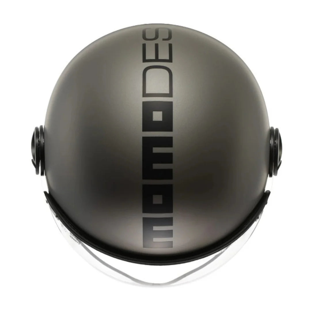 MOMO DESIGN EVO DOPPIA VISIERA - Titanio opaco / nero